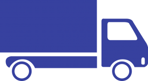 A graphic of a moving truck