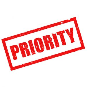 sign for priority