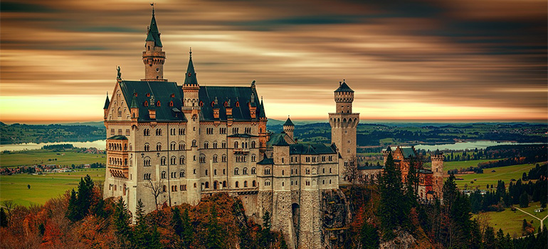 A castle somewhere in Europe