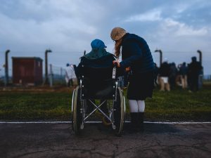 moving with disabilities with help from a friend