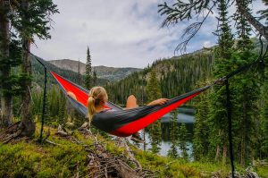 Girl in nature, finding ways to relax after your relocation is done