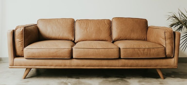a large sofa