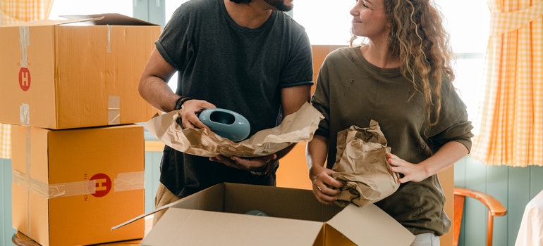Moving services to make your life easier include packing. Professional packers are excellent at what they do and they will protect your belongings